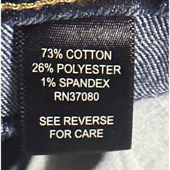 Cato Premium Bootcut Denim Jeans Mid Rise Women's 10P (32X30) Cotton Blend - Picture 6 of 13